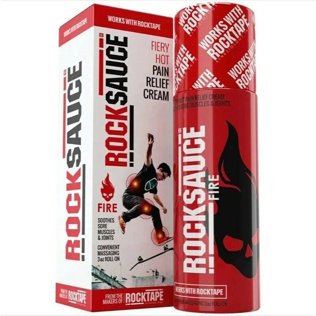 RockSauce Fire Soothes Sore Muscles 3 oz Rocktape Category