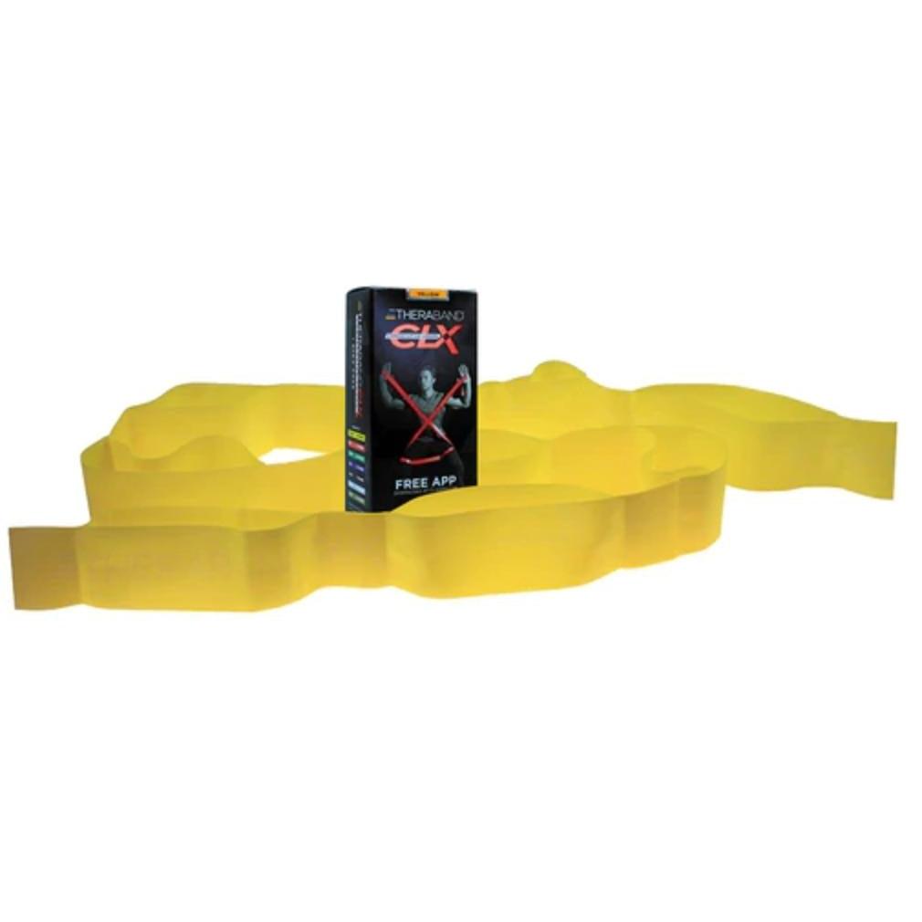 TheraBand CLX Consecutive Loop Bands 5ft Yellow - Thin TheraBand Category