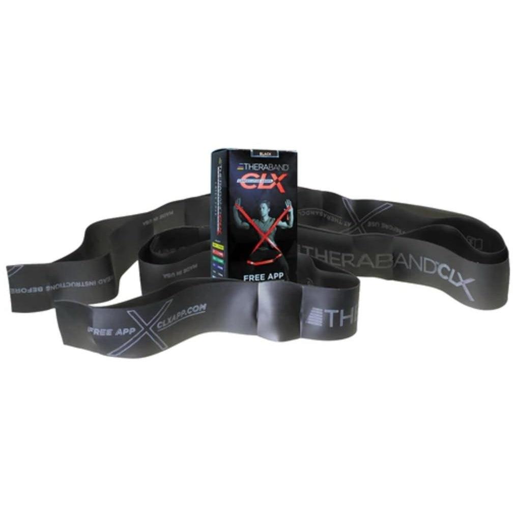 TheraBand CLX Consecutive Loop Bands 5ft Black - Special Heavy TheraBand Category