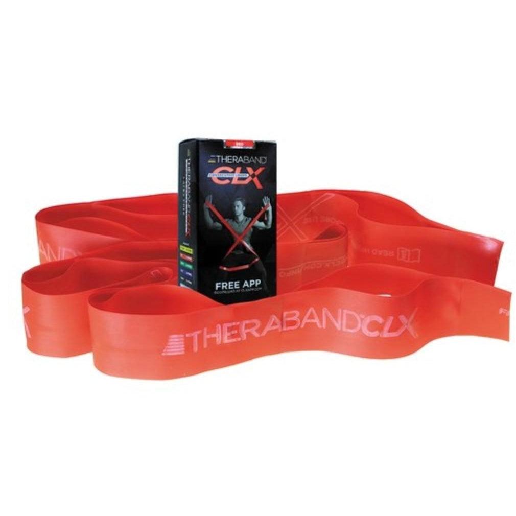 TheraBand CLX Consecutive Loop Bands 5ft Red - Medium TheraBand Category