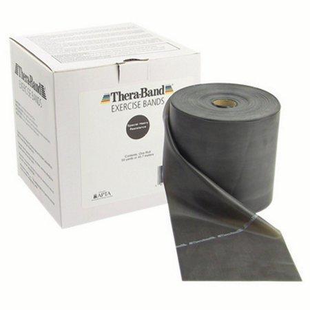 TheraBand Professional 50 Yard Roll Black - Special Heavy TheraBand Category