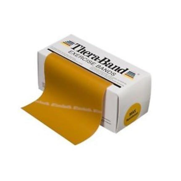 TheraBand Exercise Band 6 Yard Roll Gold - Max TheraBand Category