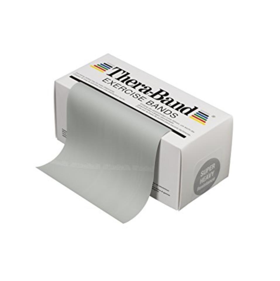 TheraBand Exercise Band 6 Yard Roll Silver - Super Heavy TheraBand Category
