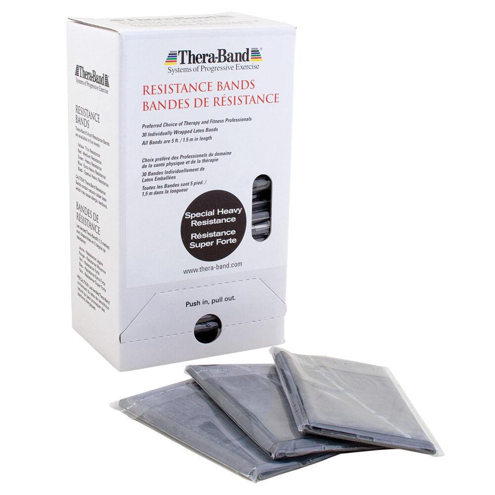 TheraBand Professional Dispenser Pack 30 Count Black - Special Heavy TheraBand Category