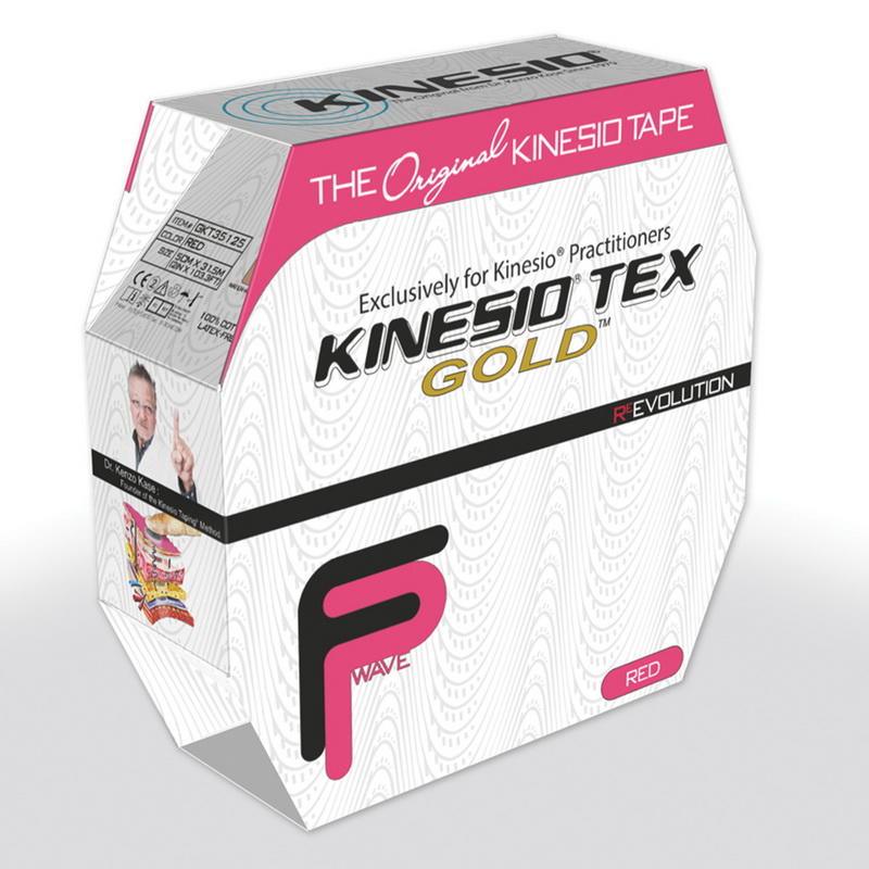 Kinesio Tex Gold FP Tape 2" x 103.3' Bulk Roll Red Kinesio USA Category