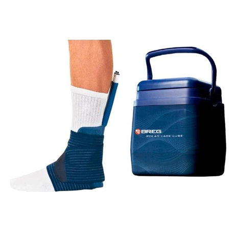 Breg Polar Care Cube Cold Therapy w Universal Foot Ankle Pad Breg Cold Therapy Units