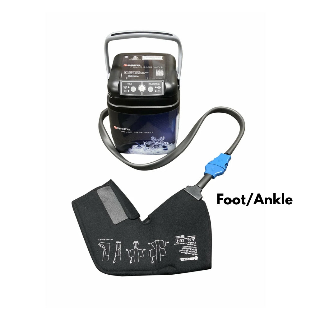 Breg Polar Care Wave Cold Therapy w Universal Foot Ankle Pad Breg Cold Therapy Units