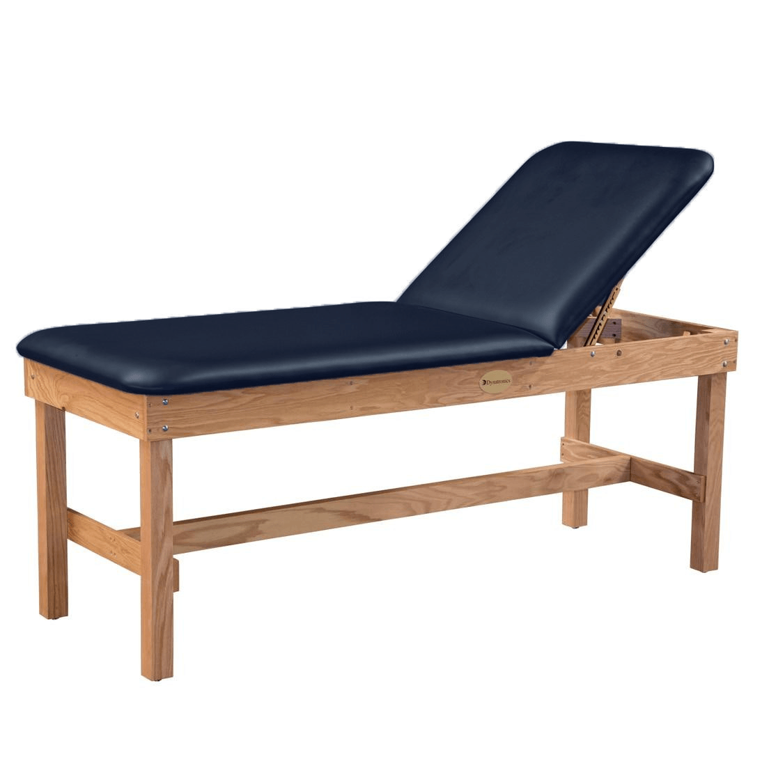Dynatronics Premium Oak Liftback Treatment Table Imperial Blue Dynatronics Category