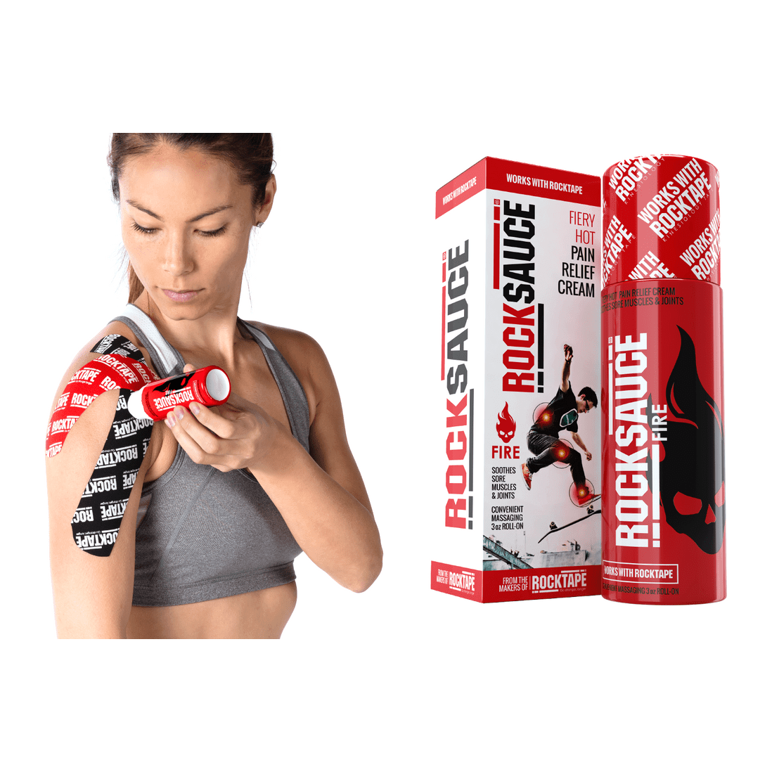 RockSauce Fire Soothes Sore Muscles Rocktape Category