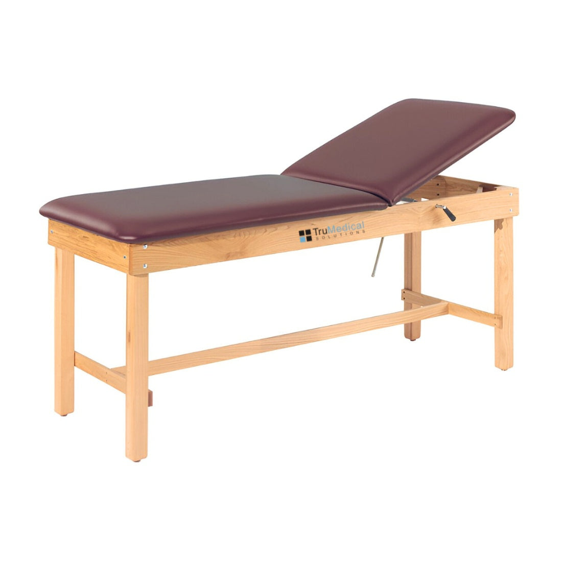 TruMedical Deluxe Solid Oak H-Brace Treatment Table TRU Medical Solutions Category