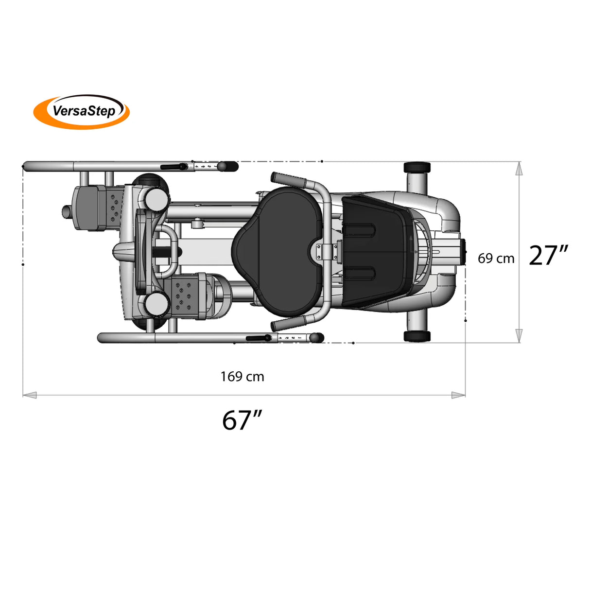 Versastep Recumbent Cross Trainer HCI Fitness Category