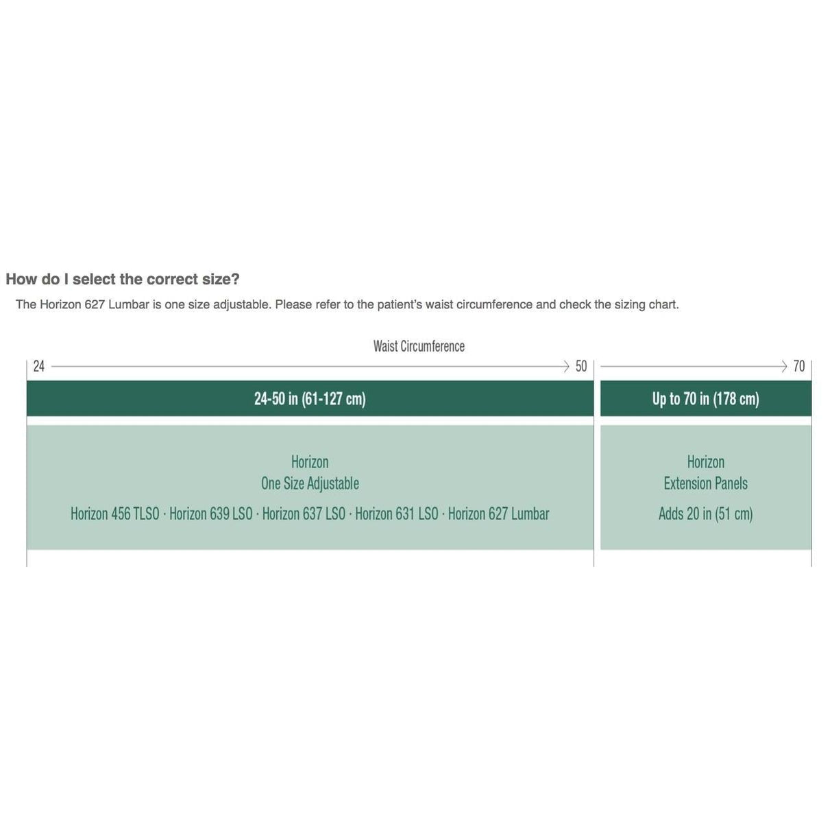 Aspen Horizon 627 LSO Back Brace Aspen Medical Products Category