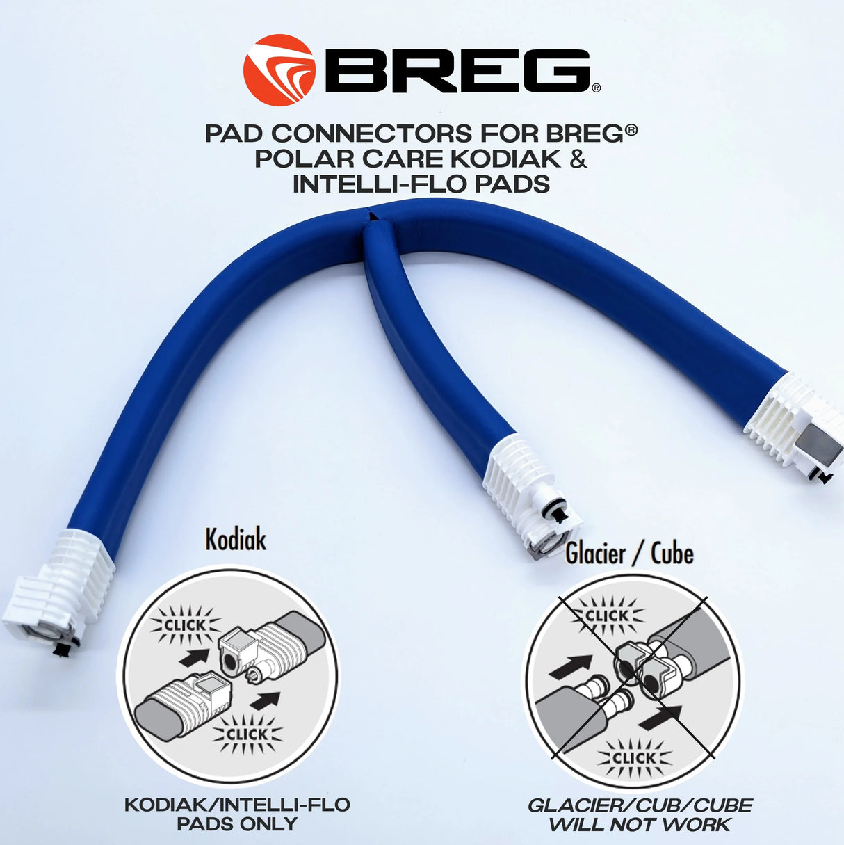 Breg Kodiak Intelli-Flo Pad Y-Connector Breg Breg Accessories
