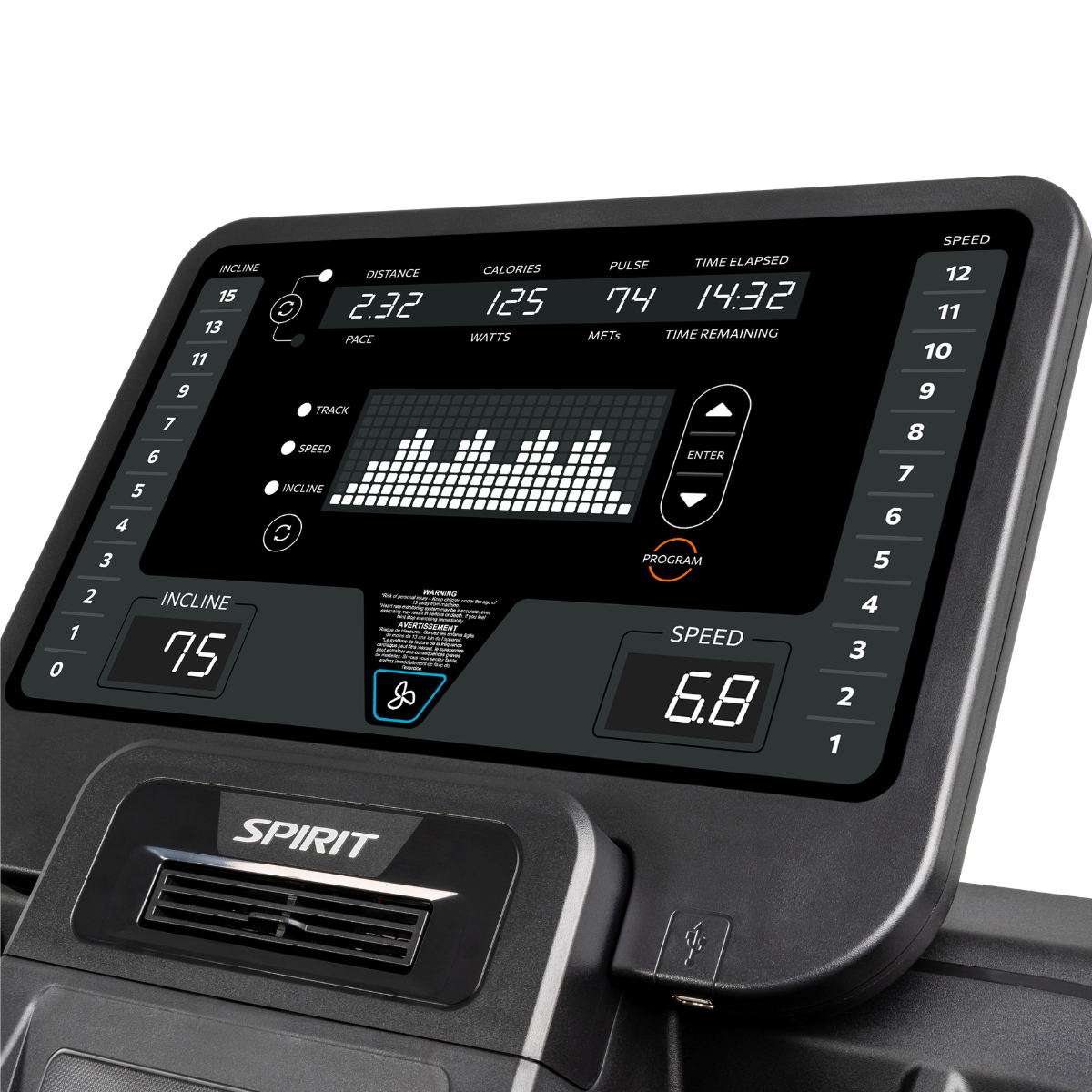 Spirit Treadmill CT850 Spirit Fitness Category