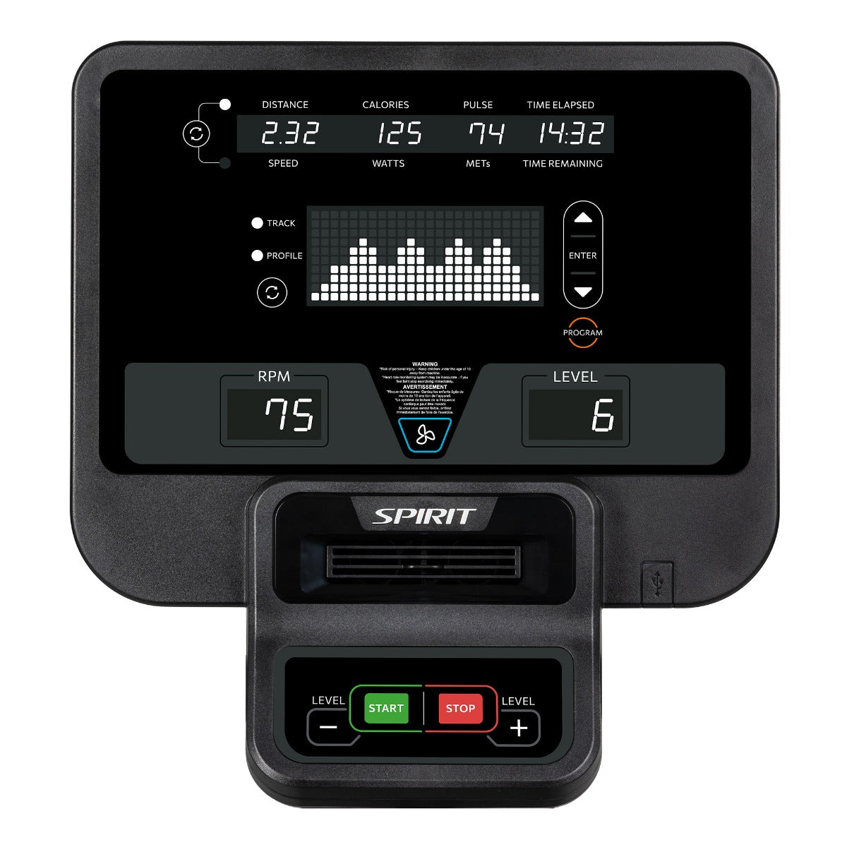 Spirit CU800 Upright Bike Spirit Fitness Category