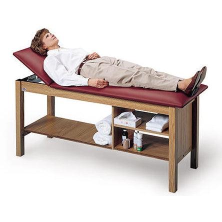 H-Brace Adjustable Treatment Table w/ Storage Maple Hausmann Category