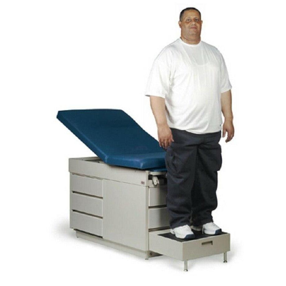 Power-Back Bariatric Exam Table V22 Deep Wine Hausmann Category