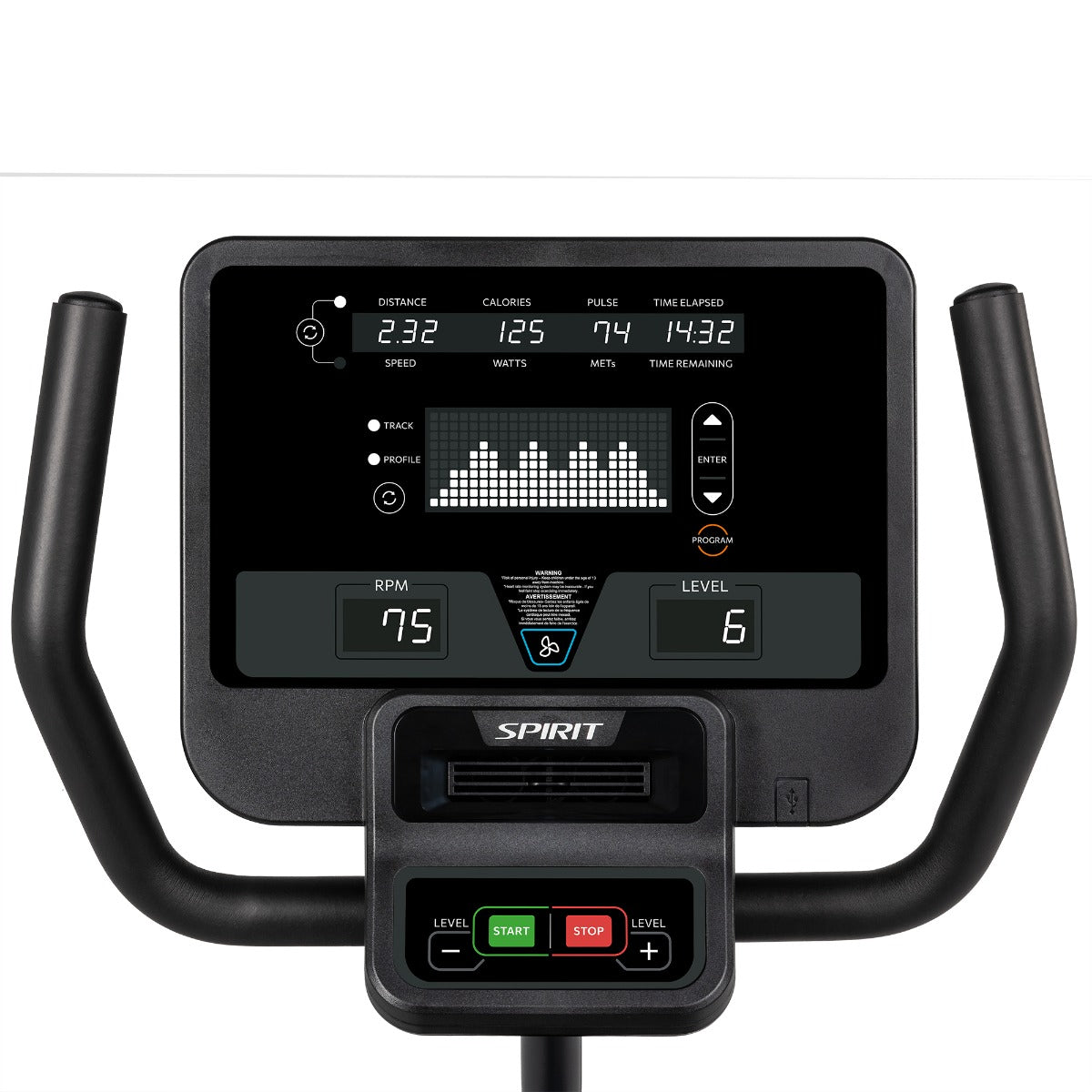 Spirit CR800 Recumbent Bike Spirit Fitness Category