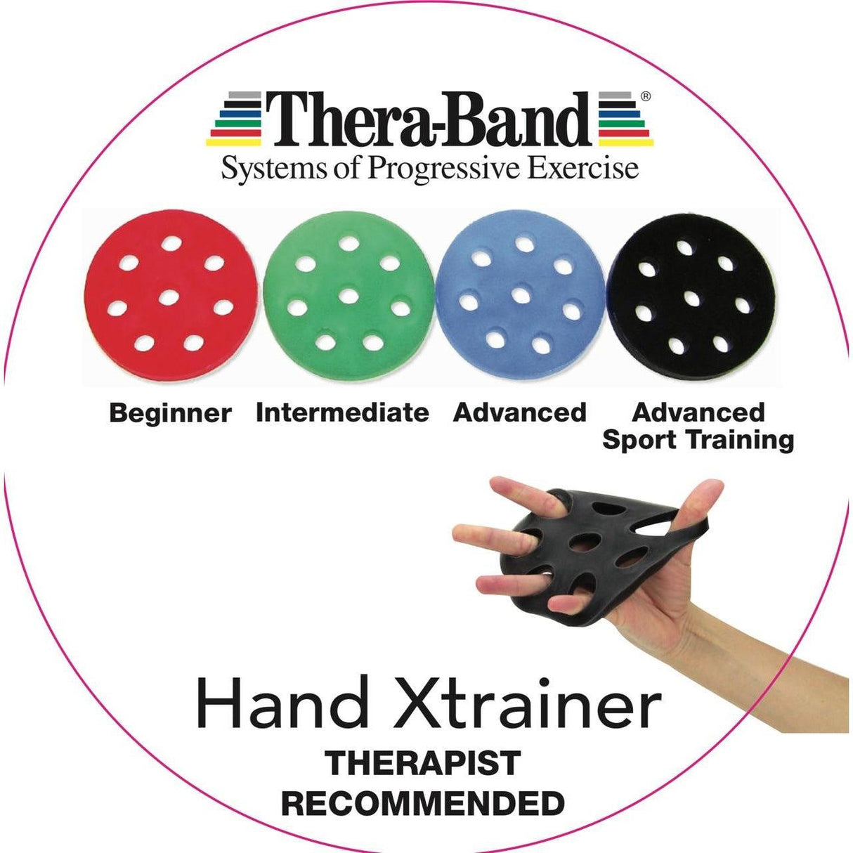 TheraBand Hand Xtrainer Set of 4 TheraBand Brand