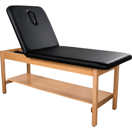 Hausmann Timber Solid Wood Treatment Table with H-Brace - Shop Sourceortho.net