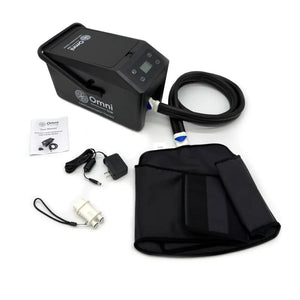 Omni Ice Pulse Compression Cold Therapy Cooler Omni Ice Pulse Compression Cooler w Back Hip Rib Pad Omni Ice Cold Therapy