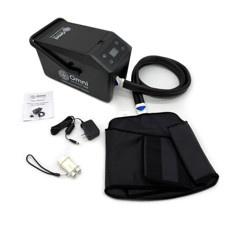 Omni Ice Pulse Compression Cold Therapy Cooler Omni Ice Pulse Compression Cooler w Back Hip Rib Pad Omni Ice Cold Therapy