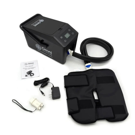 Omni Ice Pulse Compression Cold Therapy Cooler Omni Ice Pulse Compression Cooler w Knee Pad Omni Ice Cold Therapy