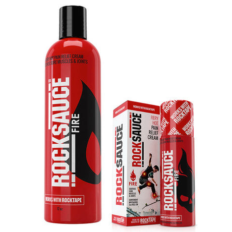 RockSauce Fire Soothes Sore Muscles Rocktape Massage Therapy Rocktape SourceOrtho