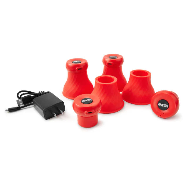 RockPods Vibe Silicone Cupping Set with Power Vibration - SourceOrtho
