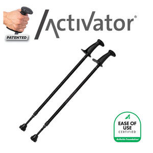 Activator Rehab Walking Poles - Original Evening Black Urban Poling Mobility