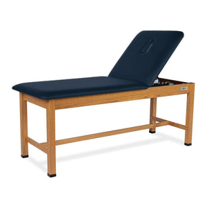 TruMedical Deluxe Solid Oak H-Brace Treatment Table - SourceOrtho