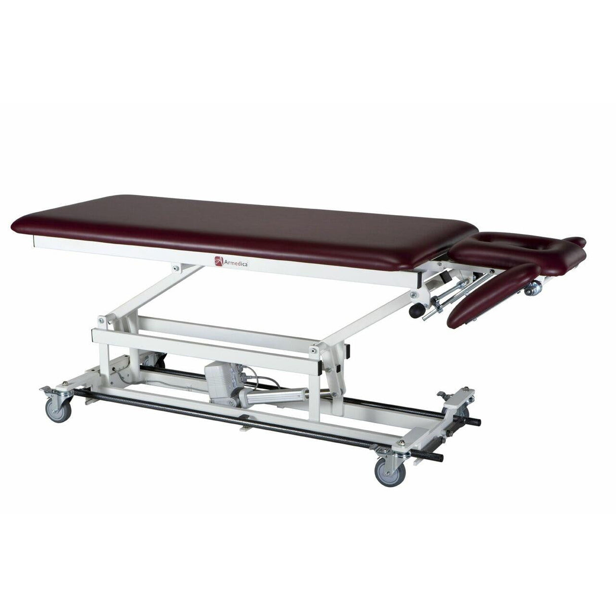 Armedica Treatment Table with Bar Activated Hi-Lo Control 2 Section Armedica Treatment Tables AMBA250 Armedica SourceOrtho