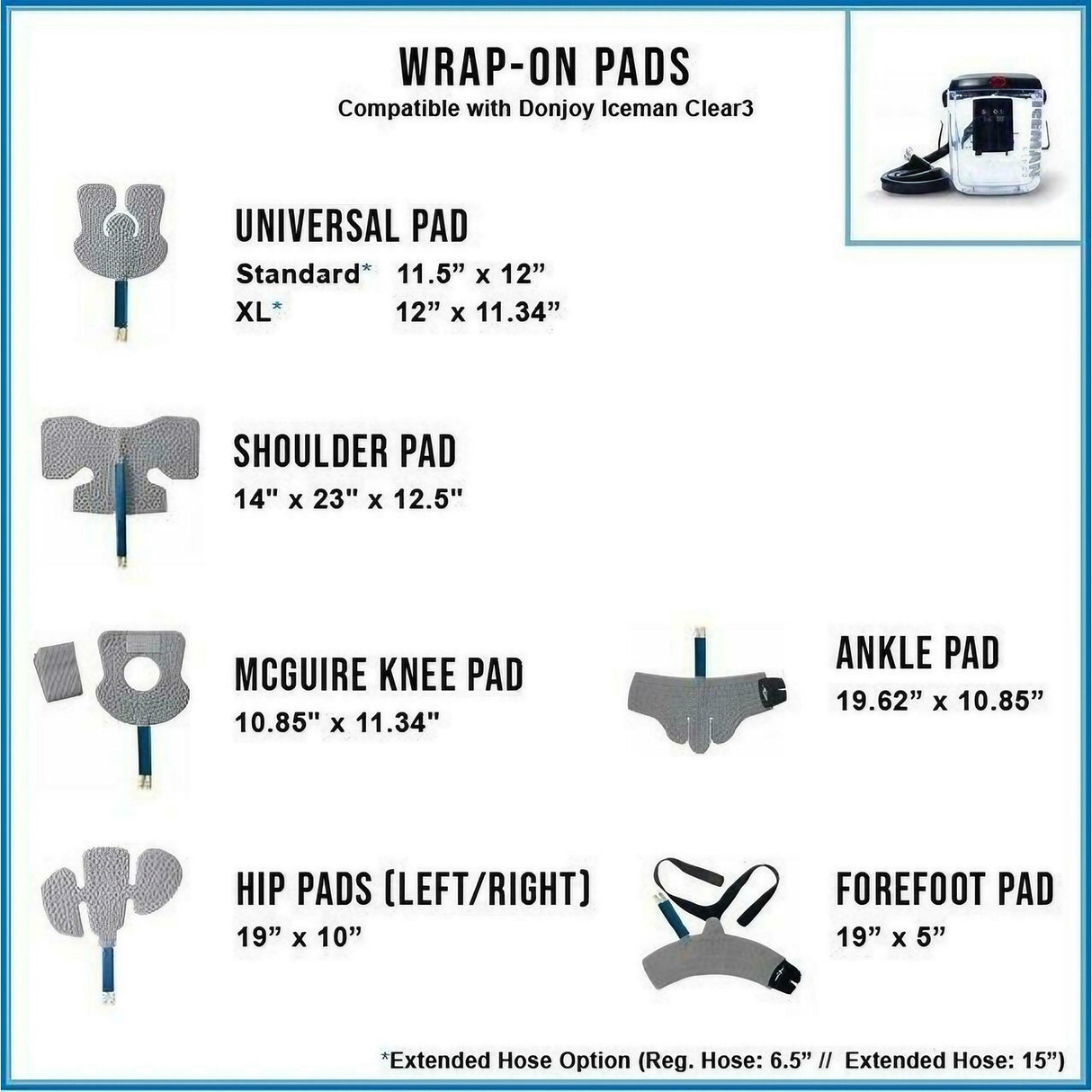 Donjoy IceMan Clear3 Cold Therapy Unit - SourceOrtho
