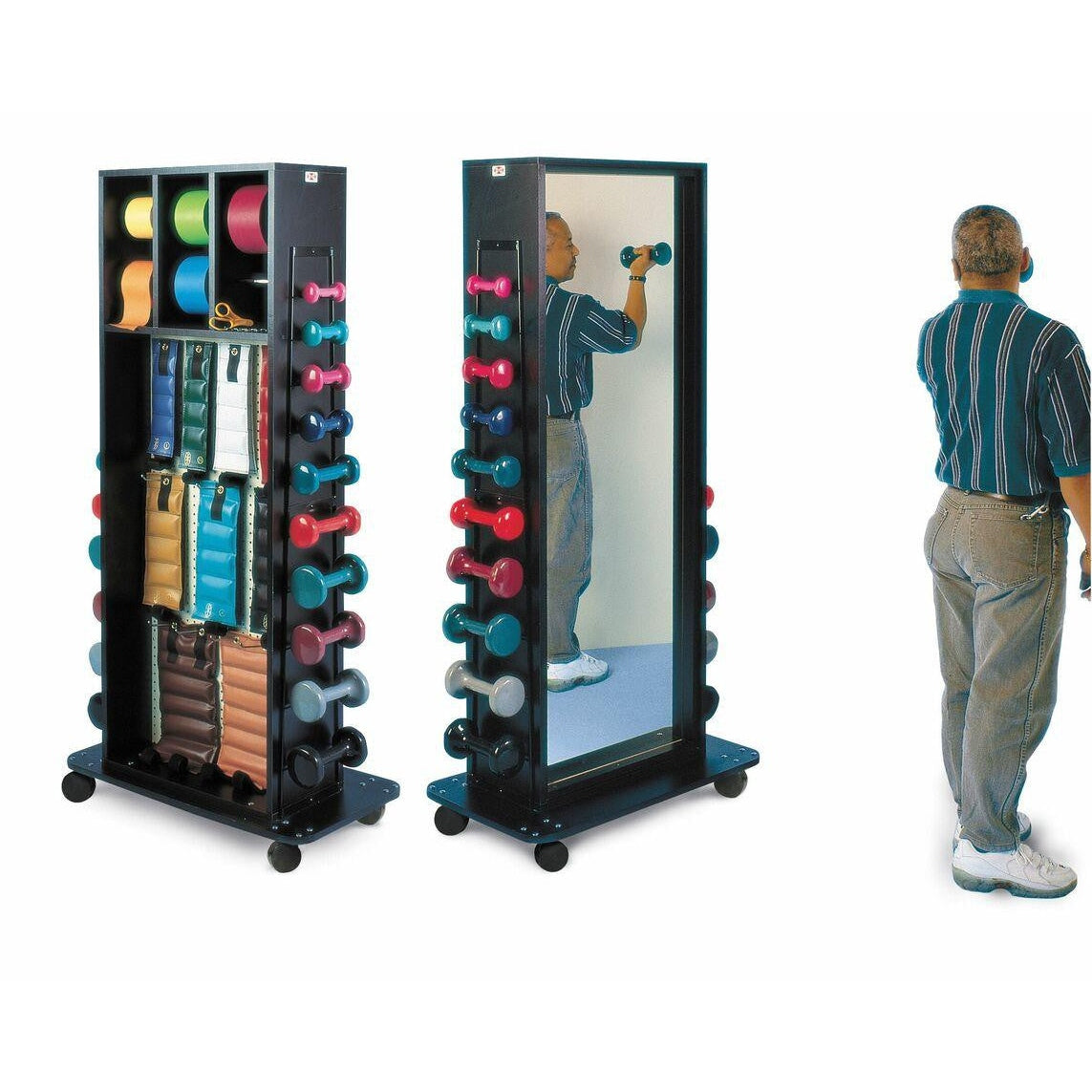 Multi-Purpose Combination Rack w/ Mirror Hausmann Hausmann Hausmann SourceOrtho