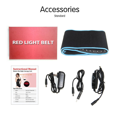 IdeaLight Red Light Therapy Belt for Weight Loss and Pain Relief