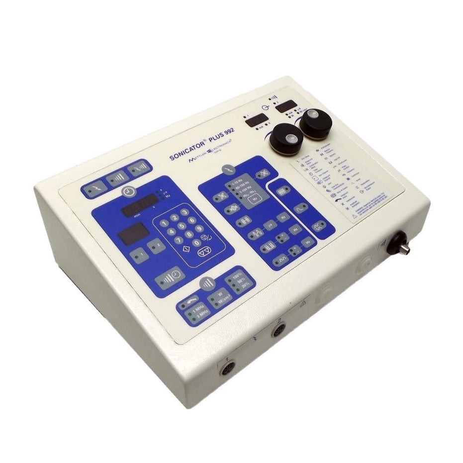 Mettler Sonicator Plus 992, 2-channel with 1&3MHz ultrasound Mettler Clinical E-Stim Mettler SourceOrtho