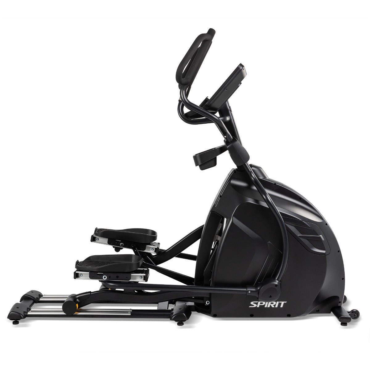 Black Spirit elliptical machine on a white background