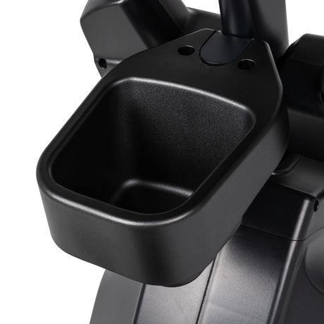 Black cup holder attached to a Spirit CE850